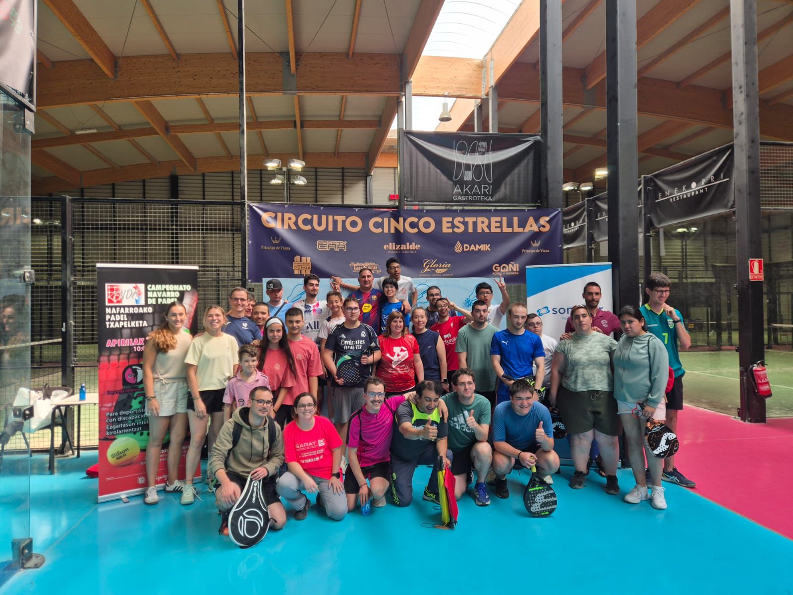 Celebrada la segunda jornada del Campeonato Navarro de P&aacute;del